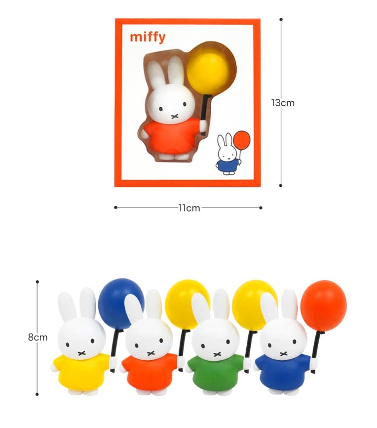 K-Wonderland – wholesale Dekorativ statyett – Miffy-ballongfigur – Specialutgåva för 70-årsjubileum8