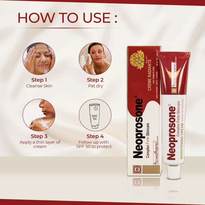 Mitchell Brands - Wholesale Facial Moisturizer - Neoprosone Brightening Cream - Dark Spot Remover - 50ml / 1.
