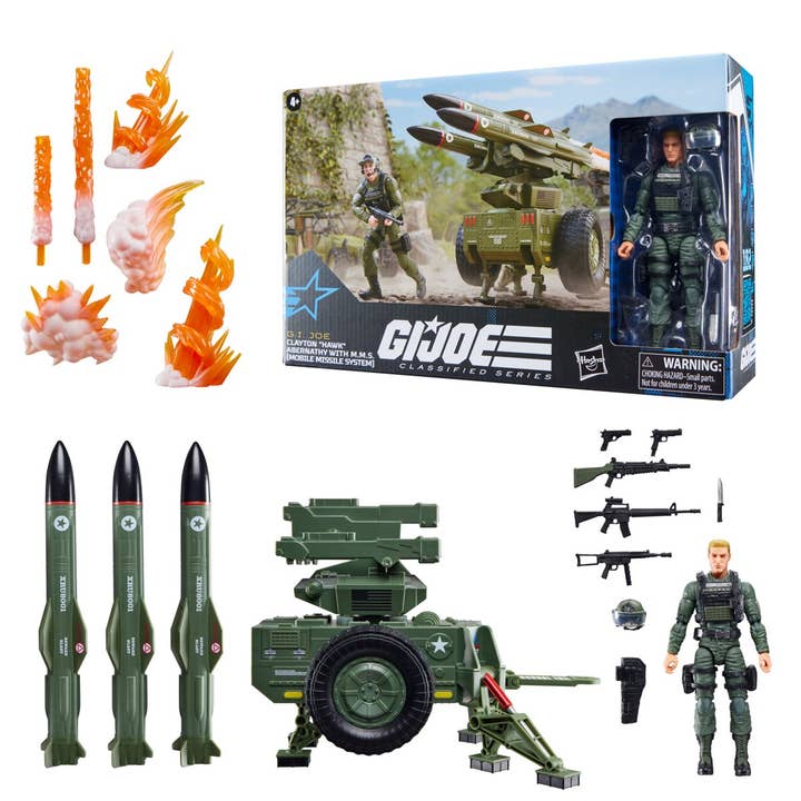 Entertainment Earth - Wholesale Figurine Toy - Kids - G.I. Joe Classified Series Hawk Figure & MMS Towable Vehicle1