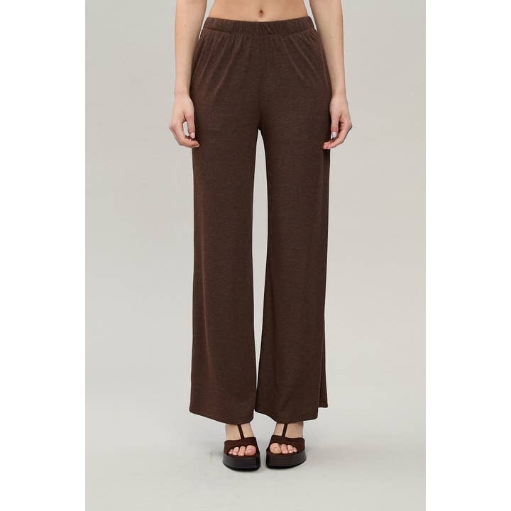 PANTALON DÉCONTRACTÉ À TAILLE ÉLASTIQUE ET COUPE DROITE pour la vente par Sky to Moon