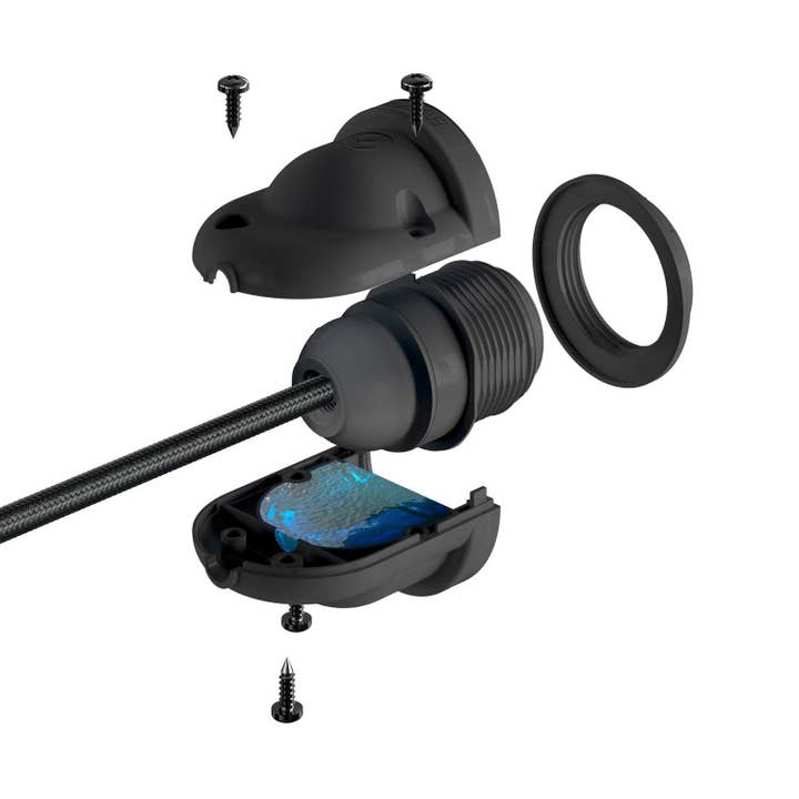 LIGHTINUP S.R.L. - Wholesale Outdoor/Lawn Light - EIVA ELEGANT, outdoor lamp holder kit E27 IP65 in silicone - the2