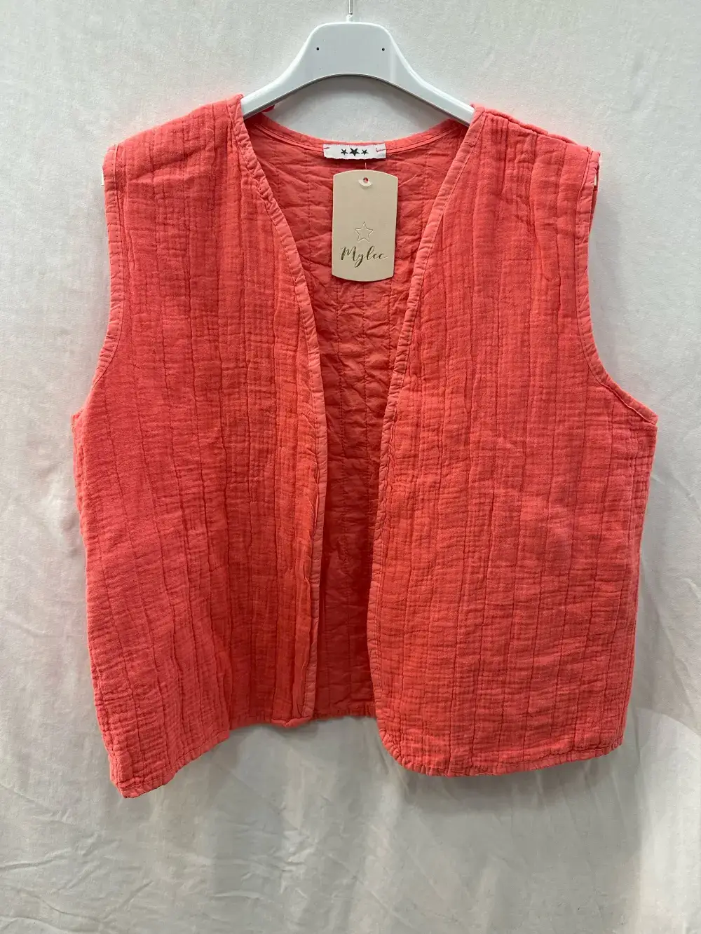 Mimi & Gogo – wholesale Outerwear Vest - Women’s – Plain quilted vest @5232_GiUniMatelasse13