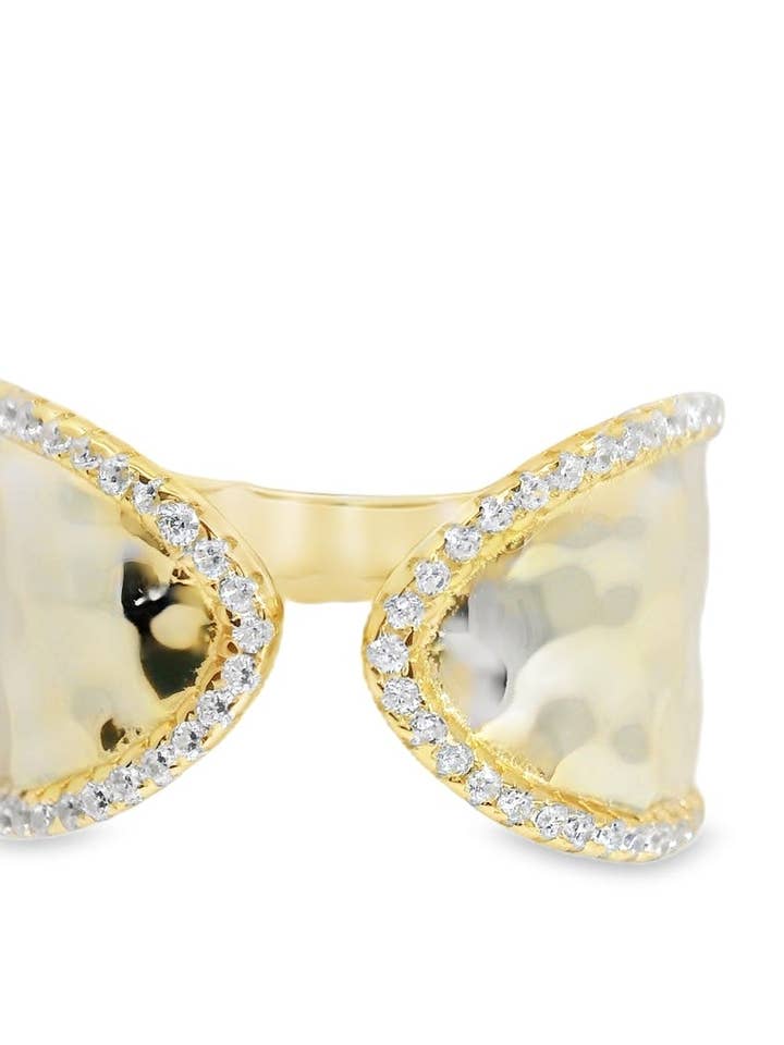 The Hammered Cuff Ring for wholesale by Shop Alexandra Madison