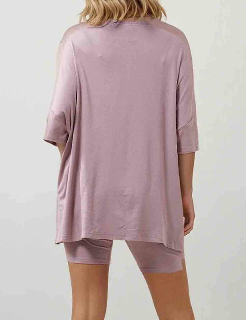 Sweetkama - Wholesale Lounge Set - Women's - Ladies Loose Top and Shorts 2PCS Casual Tee Set SKST2312927