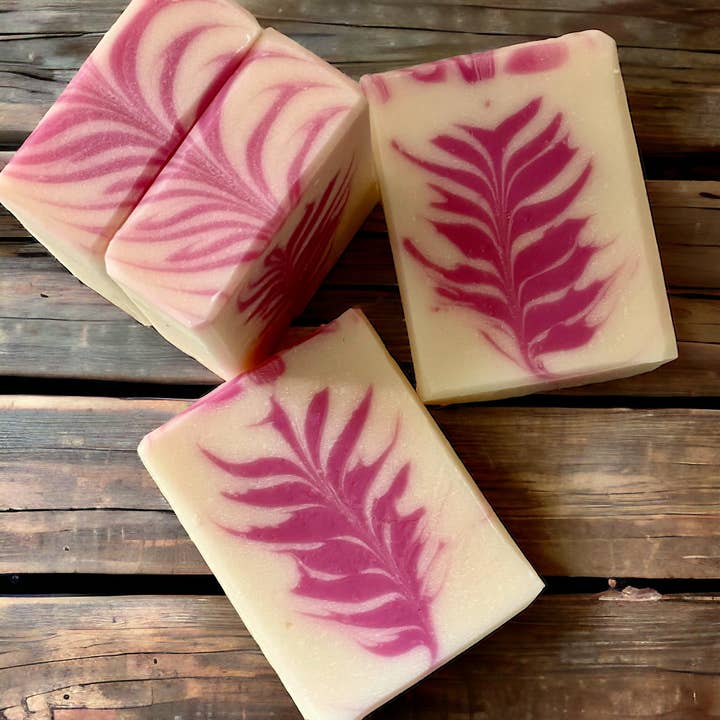 Mountain Goat Soap Company - Wholesale Bar Soap - Fireweed Goat Milk Soap (Black Cherry, Almond & Orange)