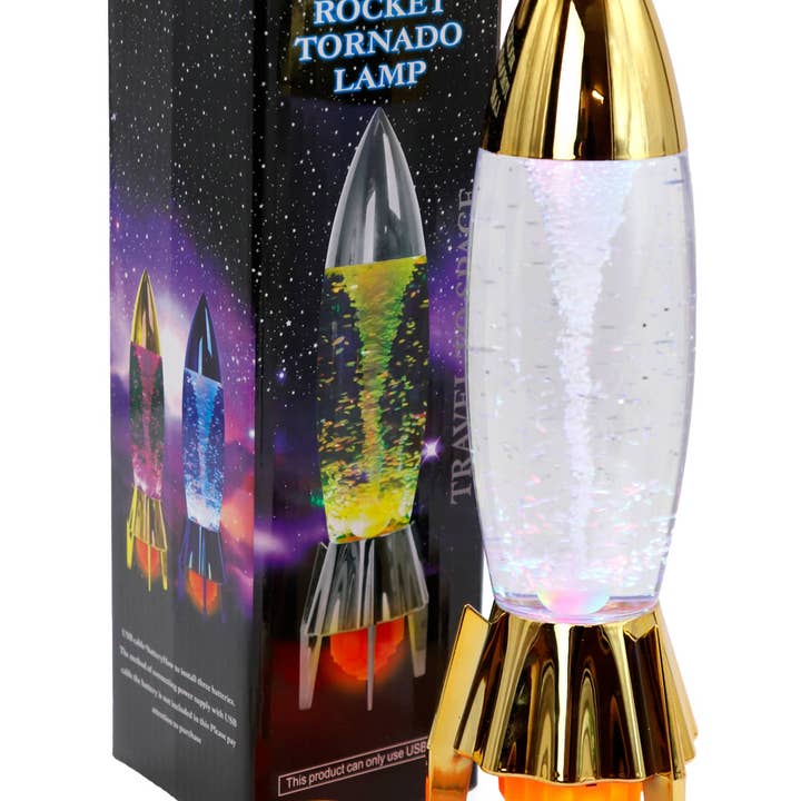 ASSORTED Space Rocket Tornado Color-changing Led Light Lamp for wholesale on Faire3