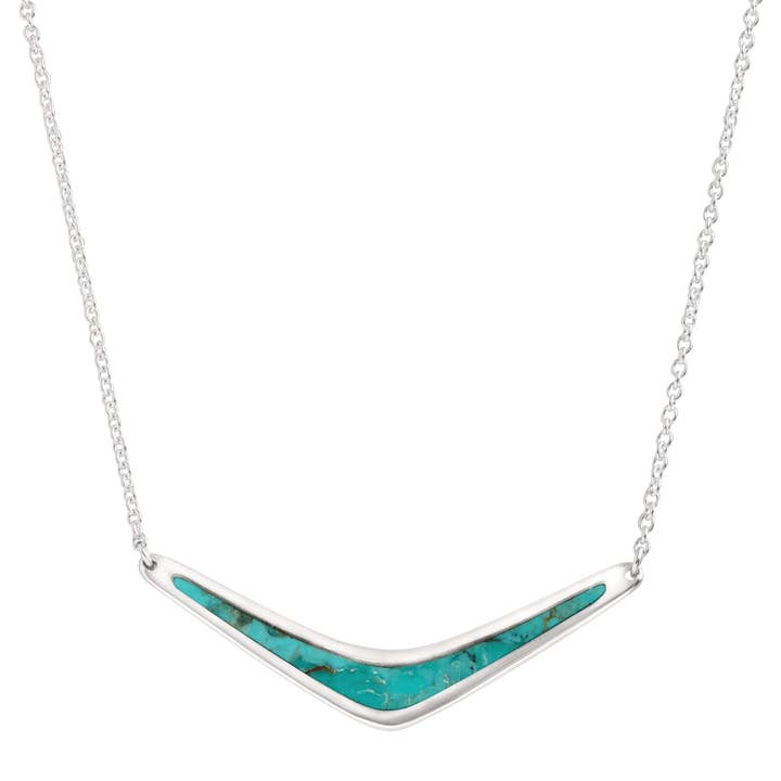 Silpada 'Reversible Boomerang' Turquoise Necklace for wholesale by Silpada