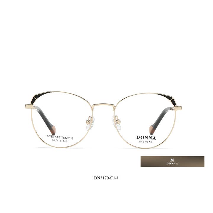 DN3170 Donna USA Round Metal Eyeglasses for wholesale by Donna USA, Inc.