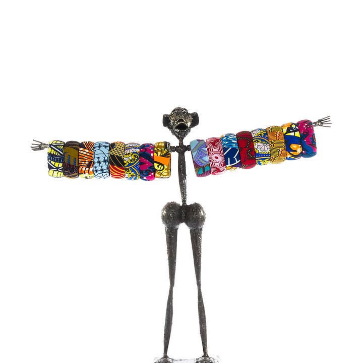 African Modern - Wholesale Jewelry Stand & Display - Kenyan Metal Mama Jewelry Displays0