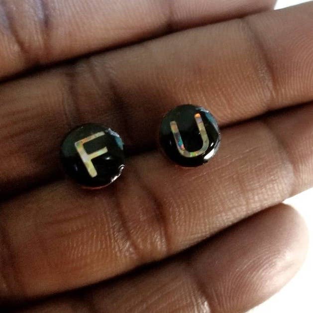 Holey Moley Accessories - Vente Clous d'oreille - Goujons d'aluminium FU2