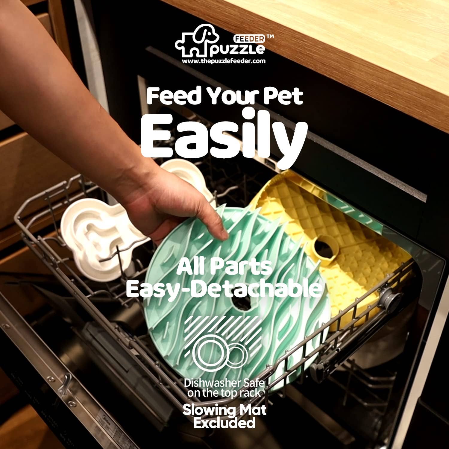 Pet Future llc - Wholesale Pet Bowl - Cat/Dog - Puzzle Feeder - Slower than a Slow Feeder Dog Bowl Dog Slow6