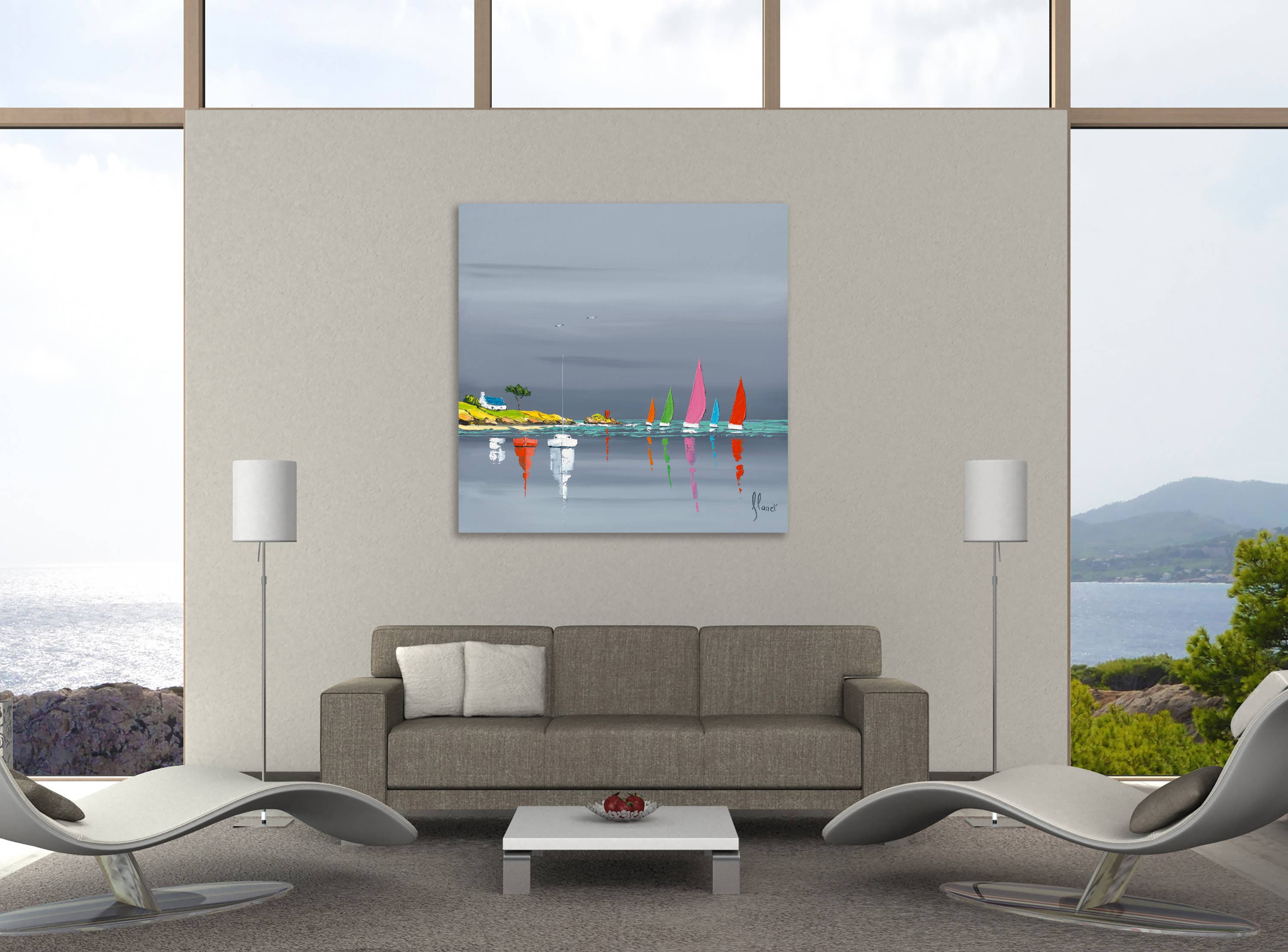 Jaxson Rea - Venta al por mayor Ilustración - Ciel d'Orage Gallery - Lienzo envuelto2