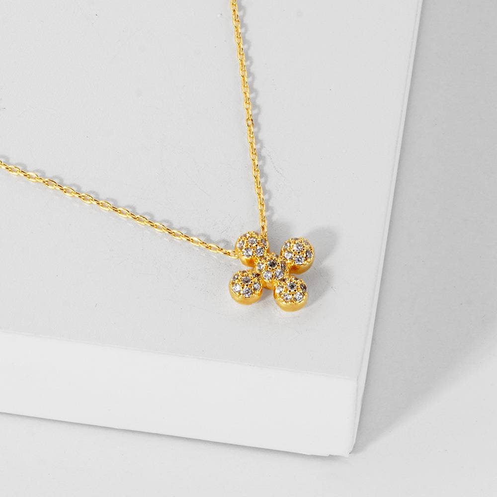 Oblige by G - Wholesale Pendant/Charm Necklace - 18K Gold White Dipped BJN-01798 01803 018004