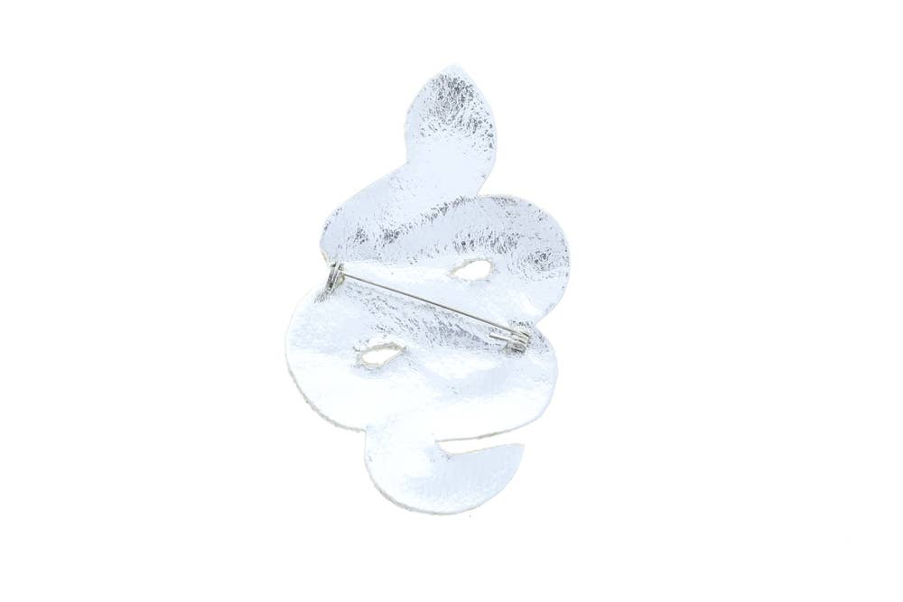 HHH Designs - Wholesale Hat Accessory - Women's - Embroidery Beaded Hat Pin silver snake1