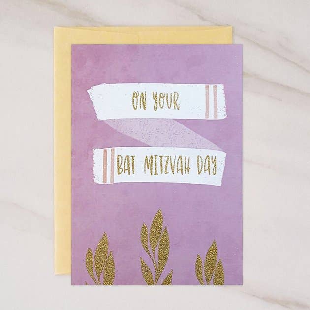 Bat Mitzvah Day - Bat Mitzvah Greeting Card for wholesale by Wholesalegreetingcards.co