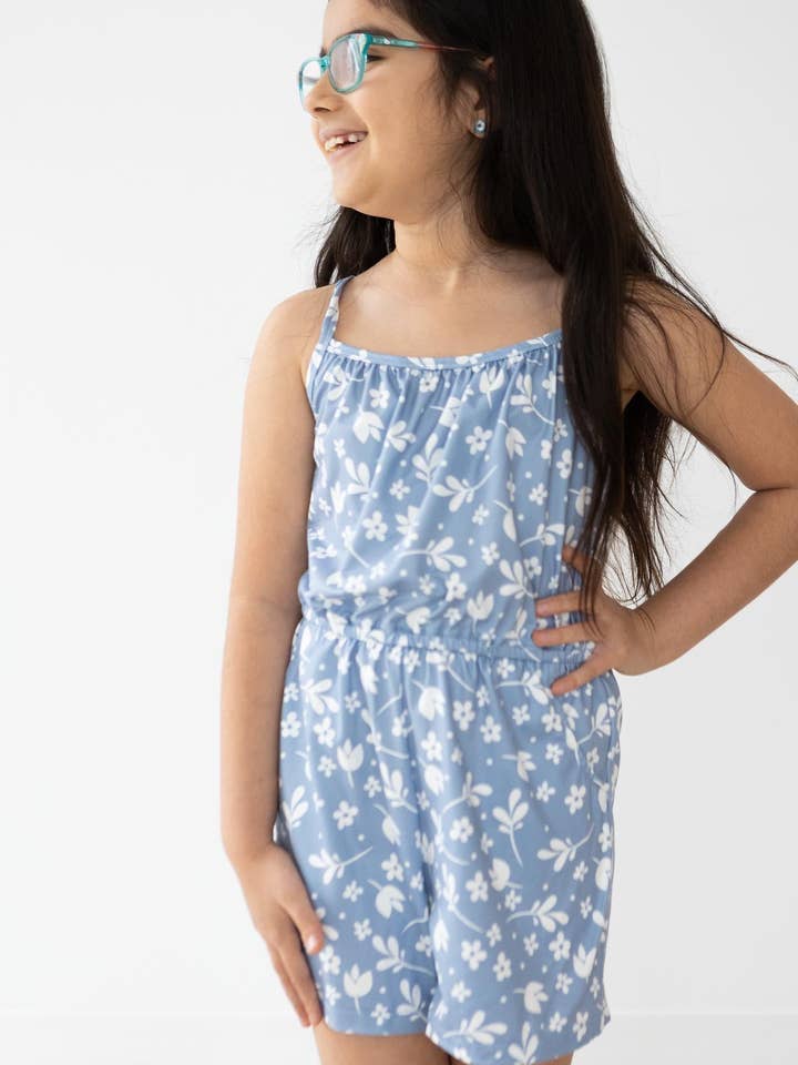 Mila & Rose - Wholesale Romper - Kids - Bluebell Strappy Play Romper