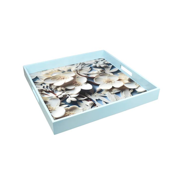 3D Flower - 16" Square Tray for wholesale by Pacific Connections