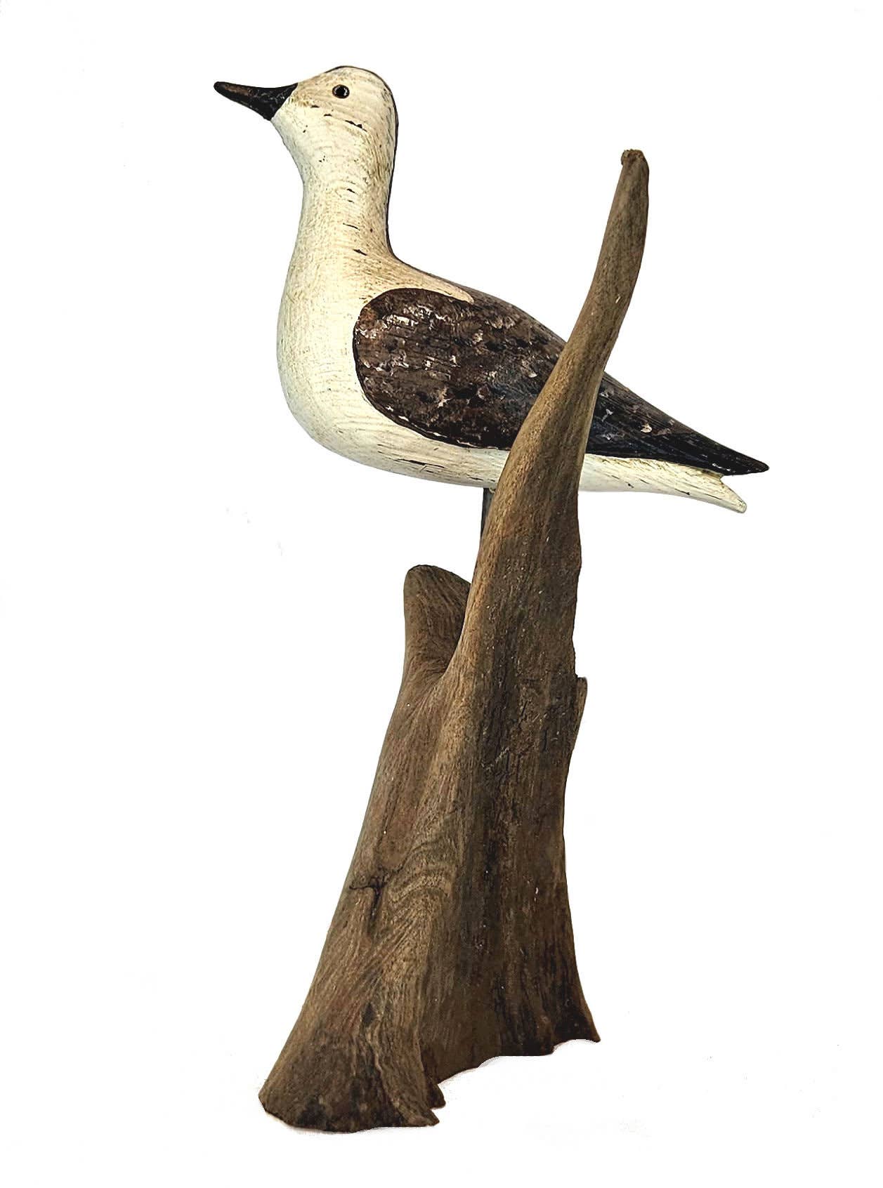 Three Points Design - Wholesale Decorative Figurine - Sanderling Shorebird Decoy - High Head3