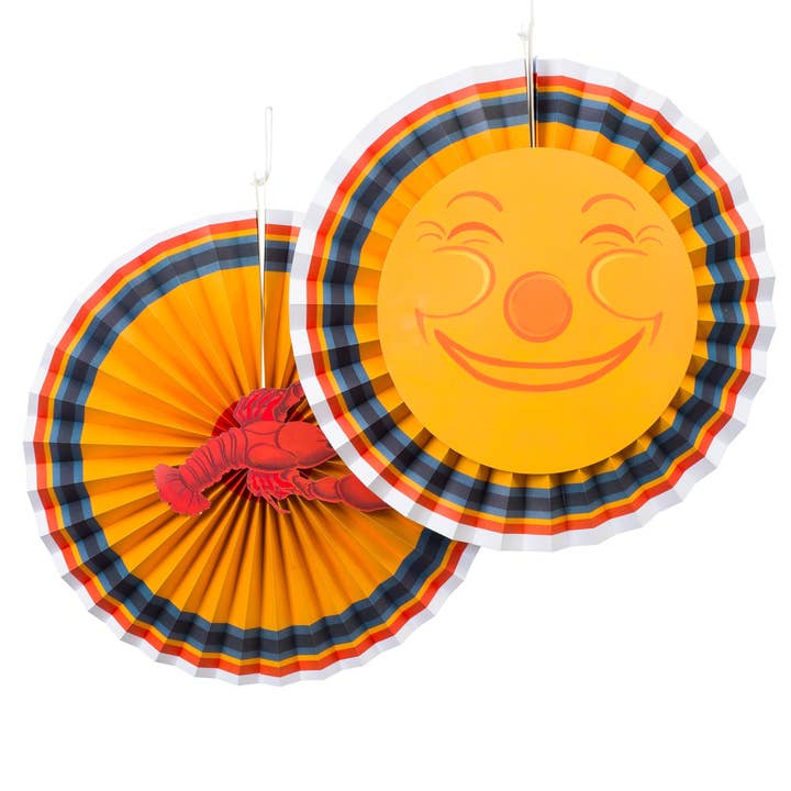 Papierfächer, 2 Stück, Krebs-Design für den Großhandel von Designhouse95