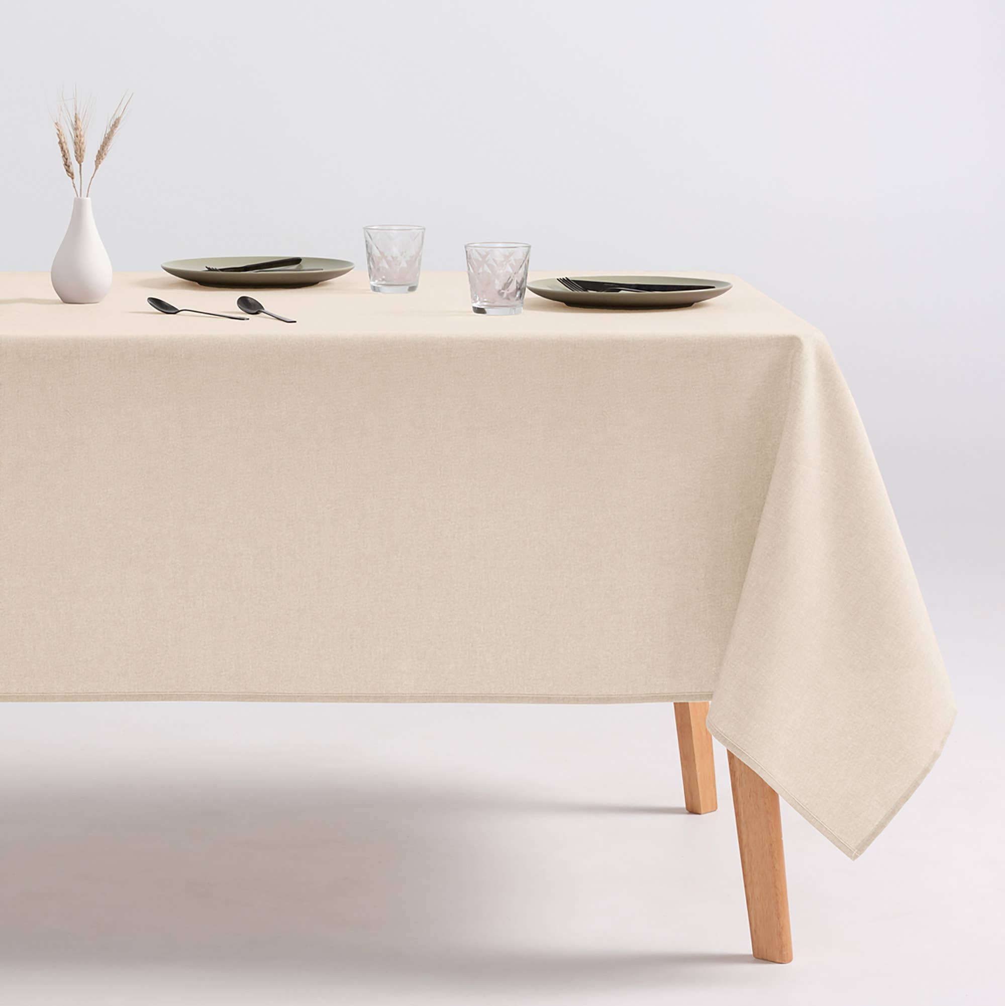 GAMUSI - Wholesale Tablecloth - Stain-resistant cotton tablecloth fabric feel INDIRA14