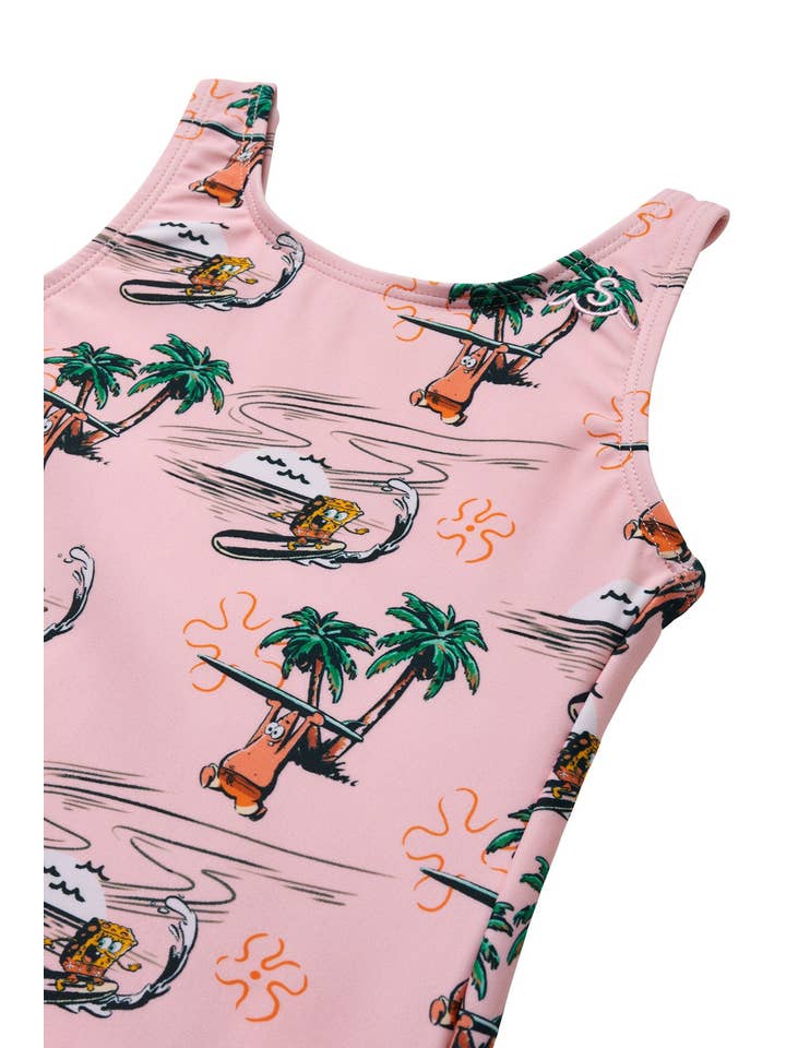 Seaesta Surf - Venta al por mayor Bañador - Mujer - Seaesta Surf x Bob Esponja® Traje de Baño Tropical / Patrick Rosa