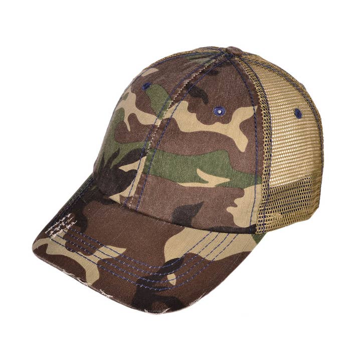 Buck Wholesale - Vendita all'ingrosso Cappellino da camionista - Unisex - Cappelli da camionista vintage - Cotone a basso profilo non strutturato12