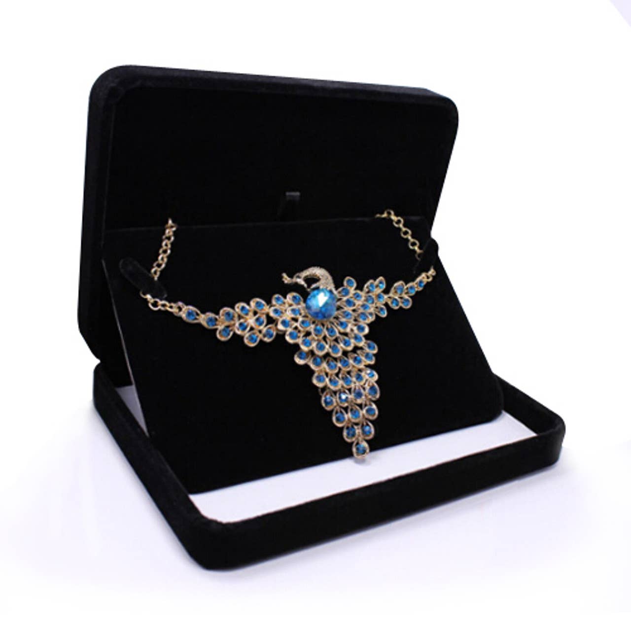 Zakka - Wholesale Jewelry Box/Organizer - Velvet Jewelry Box Black Ring Pendant Necklace Earrings3