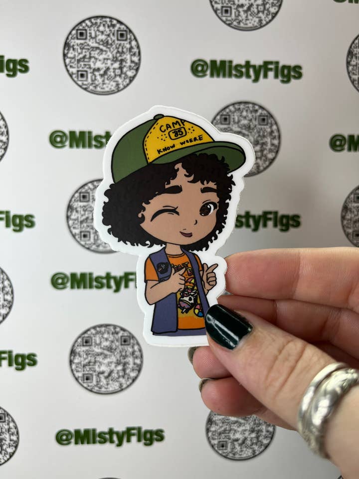 Vinyl Sticker - Chibi Stranger Things - Waterbottle Laptop Scrapbook Planner Bujo Gift Waterproof Matte or Holo for wholesale by Misty Figs