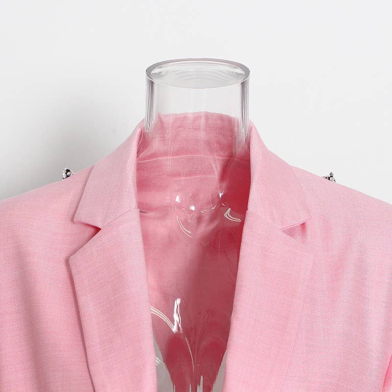 Productseeker – Casaco de fato – Mulher por atacado – Bl9-Y Casaco de Terno Diamante Sem Costo Outono - Versátil e Sexy9