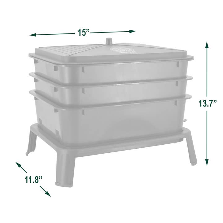 Arcadia Garden Products - Wholesale Outdoor Ornament/Decor - Jaylen Compost Bin - Tan