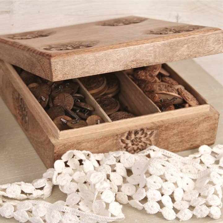 LES SCULPTEURS DU LAC – wholesale Tea set – Edelweiss tea box
