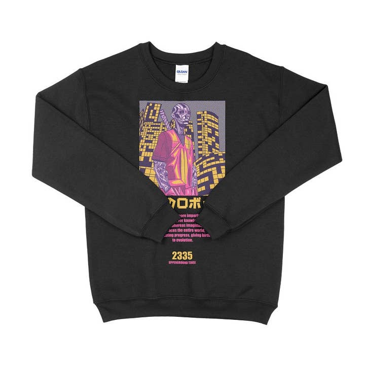 Felpa unisex giapponese Cyberpunk Techwear per la vendita all'ingrosso da parte di Upperground Tense