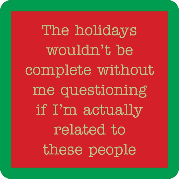 COASTER Related Christmas | Funny Party Gift | Home Bar Decor
 for wholesale by Drinks on Me