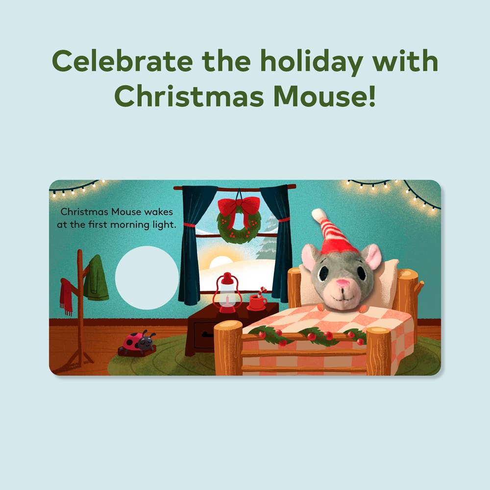 Chronicle Books - Wholesale Baby & Toddler Book (0-2) - Christmas Mouse: Finger Puppet Book5