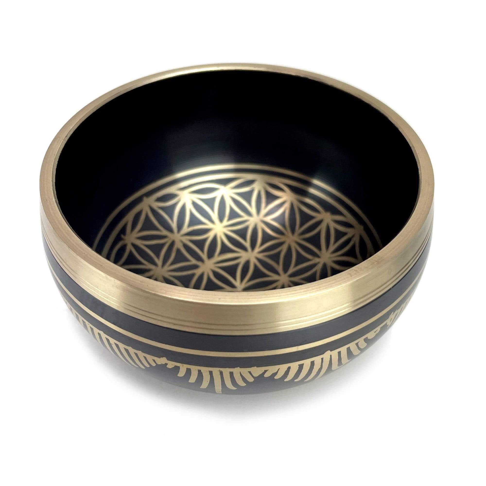 Rock Paradise – wholesale Meditation supplies – Brass Singing Bowl Set (RK16-54)1