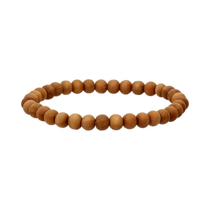6mm sandalwood bracelet for wholesale by Vives de la Cortada S.L