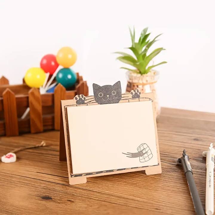 Magnifique Hearts - Wholesale Sticky Notes - Cute Cat Sticky Notes, Perfect Office Accessory1