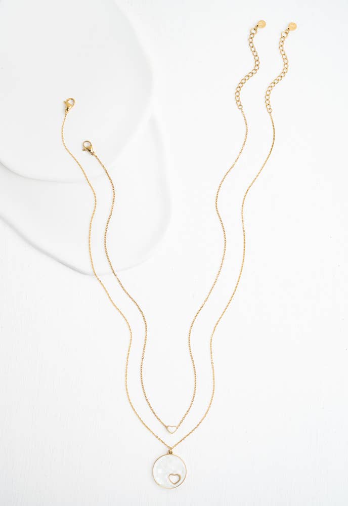 Starfish Project, Inc - Wholesale Pendant/Charm Necklace - Journey Together Necklace Set in Mother of Pearl3