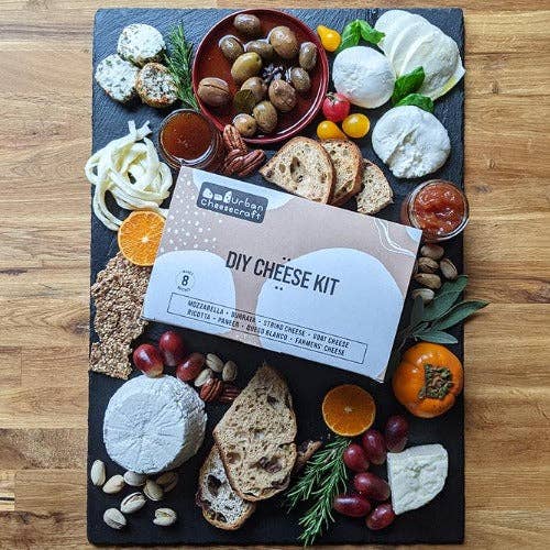 Urban Cheesecraft - Wholesale DIY Food Kit - Deluxe Cheesemaking Kit - Makes 8 Cheeses Inc. Mozzarella