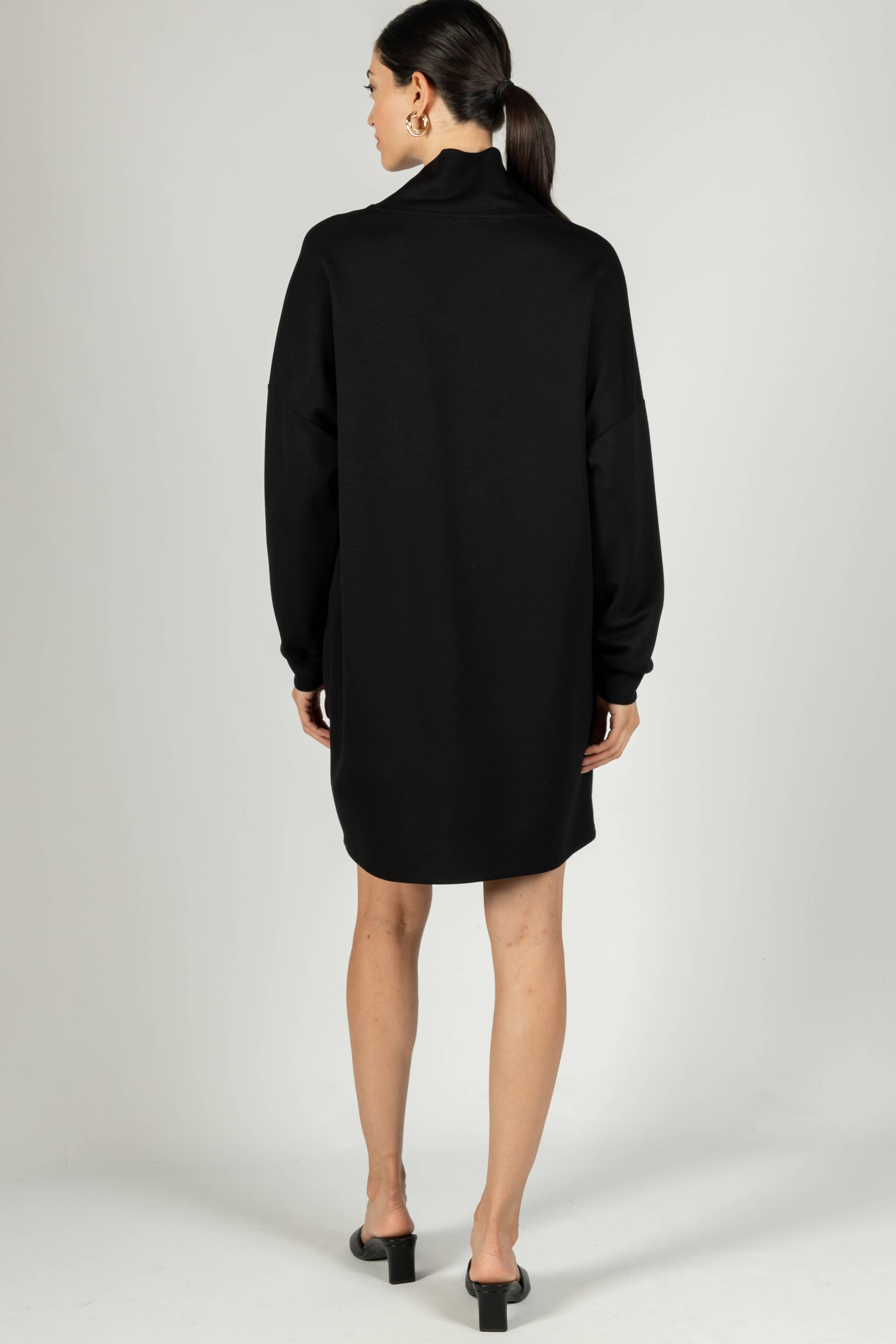 P. CILL - Vendita all'ingrosso Vestito - Donna - Abito con collo ad anello in modal color burro P. CILL13