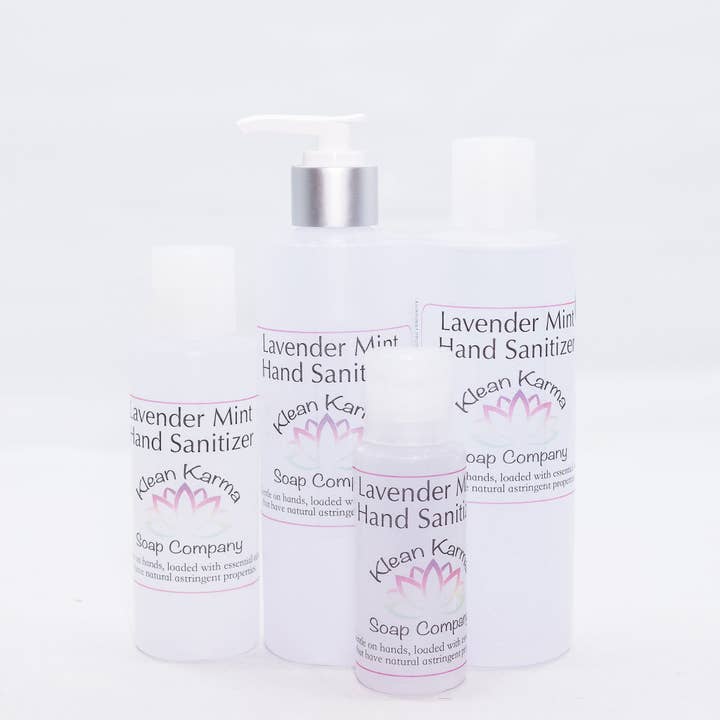 Lavendel Mint Handdesinfektionsmedel för wholesale av Klean Karma Soap Company