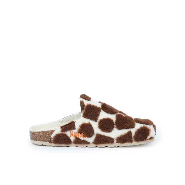 Mandél - Vendita all'ingrosso Pantofole - Donna - Pantofola ANGEL in feltro marrone - Art.MI22431
