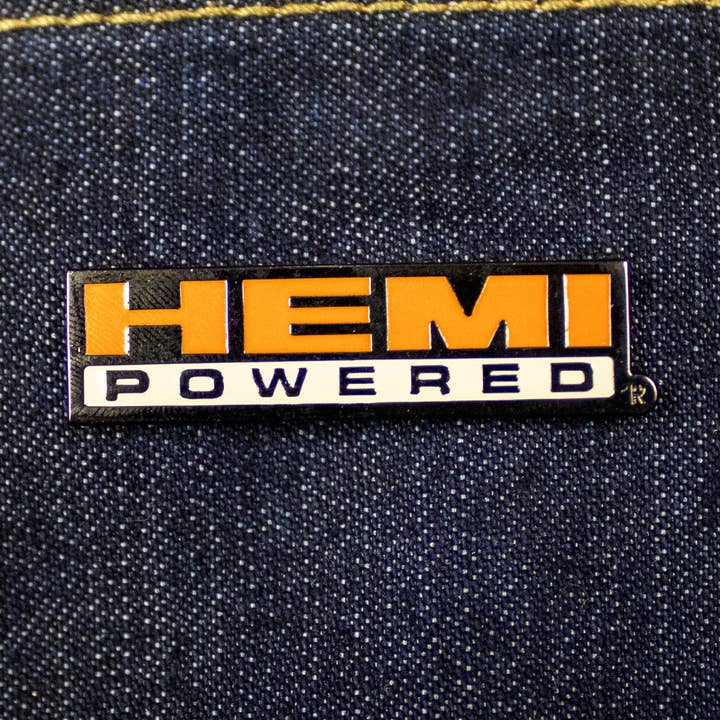 Enamel Pin - HEMI Powered for wholesale by Detroit Shirt Co.