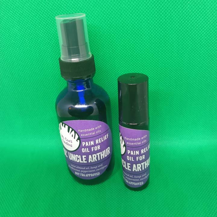 Ms. Cece's Creations - Wholesale Pain Relief Spray/Cream - Ol' Uncle Arthur - Pain Relief Oil1