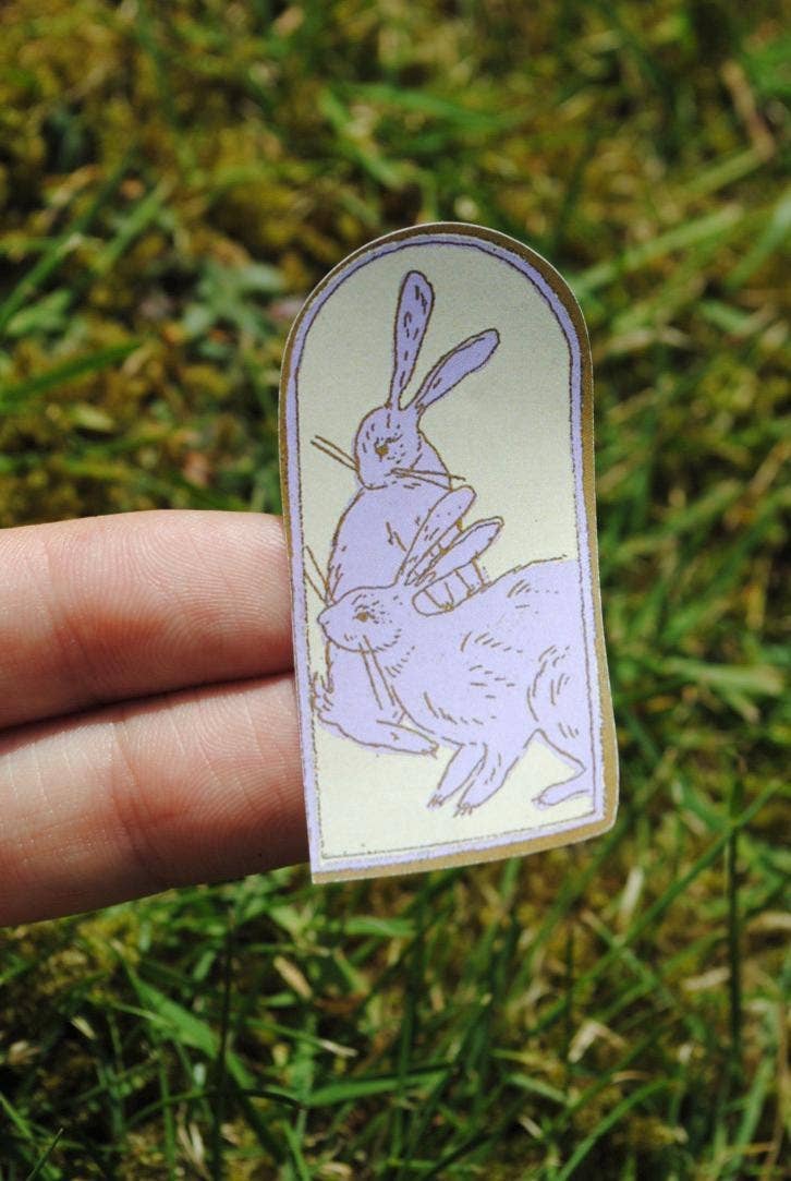 Tulips and Heather – wholesale Sticker – Sticker Sheet "Medieval Animals" for journals and planners1