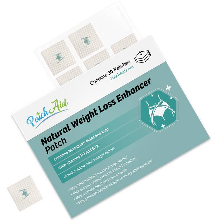 PatchAid - Wholesale Oral Supplement/Vitamin - Natural Weight Loss Enhancer Patch - Metabolism & Energy Aid