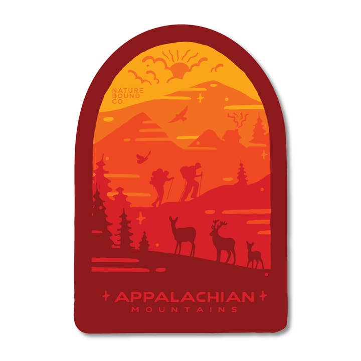 Appalachian Mountains Sticker | Summer Arch for wholesale by Nature Bound Co