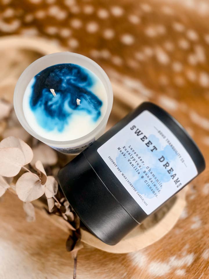 SWEET DREAMS CANDLE for wholesale by Boho Tranquility Co