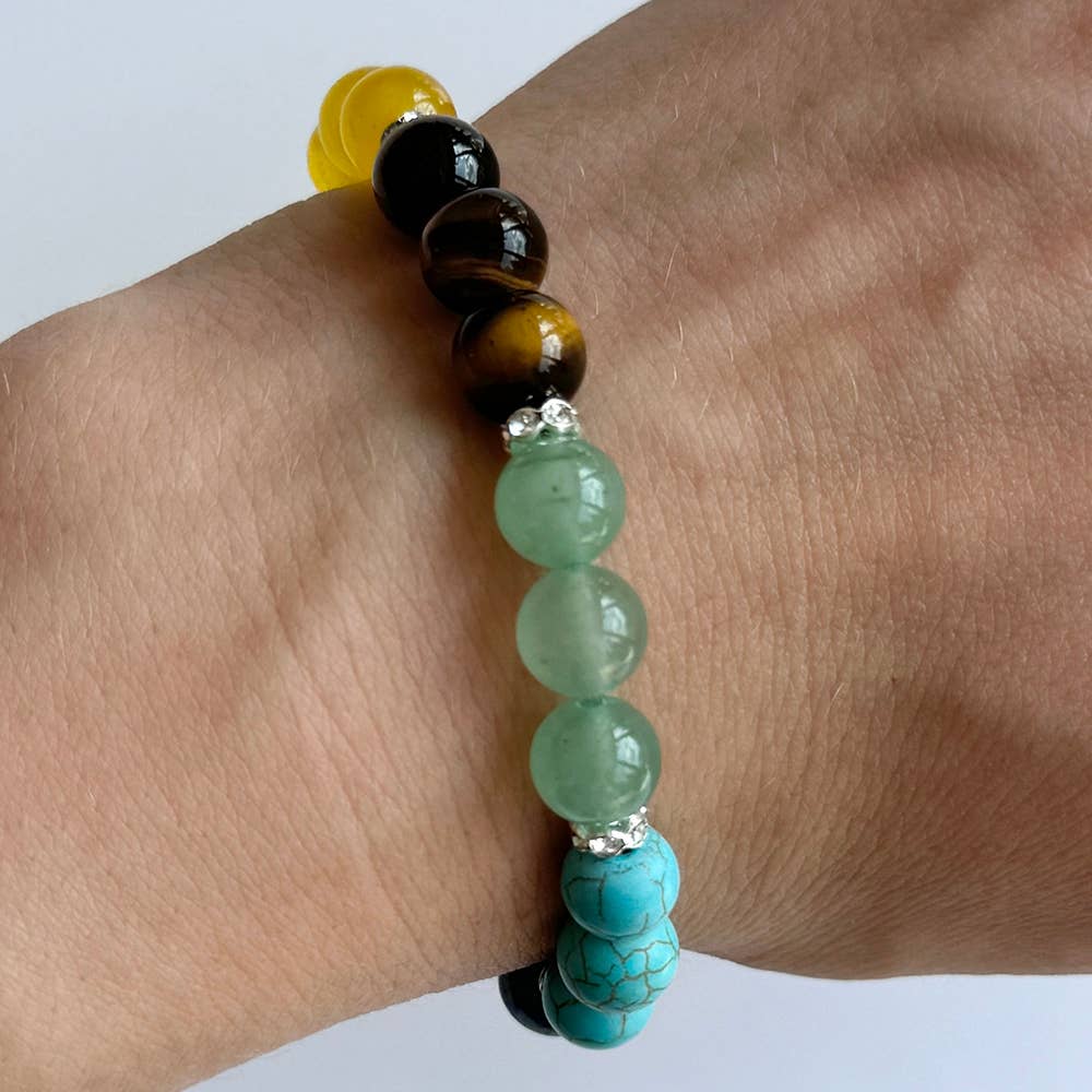 VIE - Venta al por mayor Pulsera de cuentas - Pulsera de cristal de 8 mm109