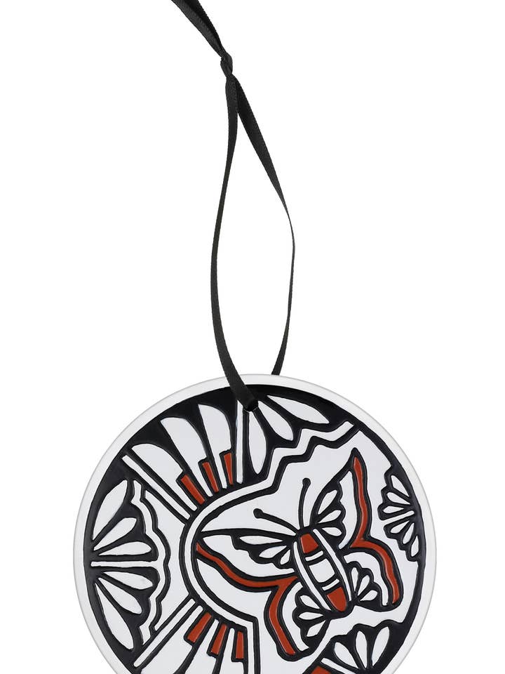 Hand Painted Ornament – Butterfly for wholesale by Zhen Zhu Inc.